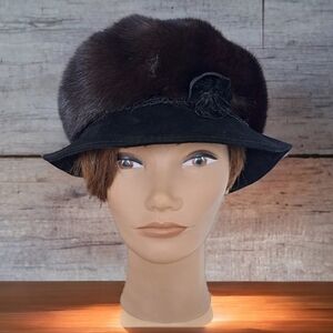 GR Originals fur and suede leather hat